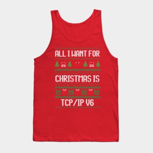 Funny Ugly Christmas Computer Programmer T-Shirt for Geek Tank Top